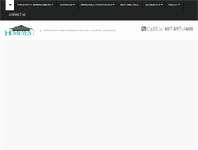 Tablet Screenshot of homevest.com